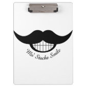 Mustache Smile Klembord (Voorkant)
