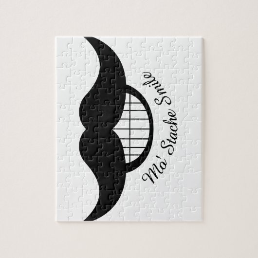 Mustache Smile Legpuzzel (Verticaal)