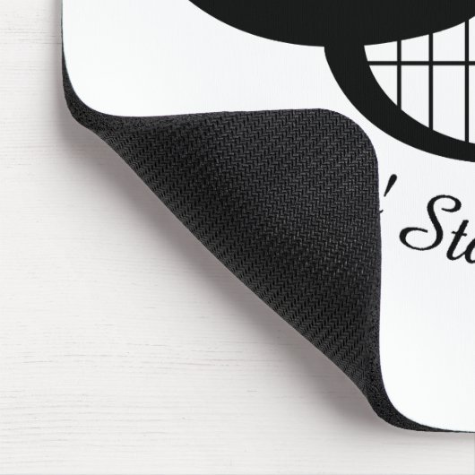 Mustache Smile Muismat (Hoek)