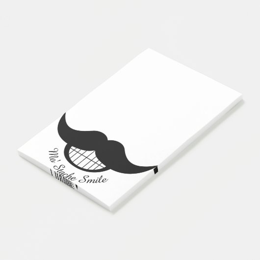 Mustache Smile Post-it® Notes (Schuin)