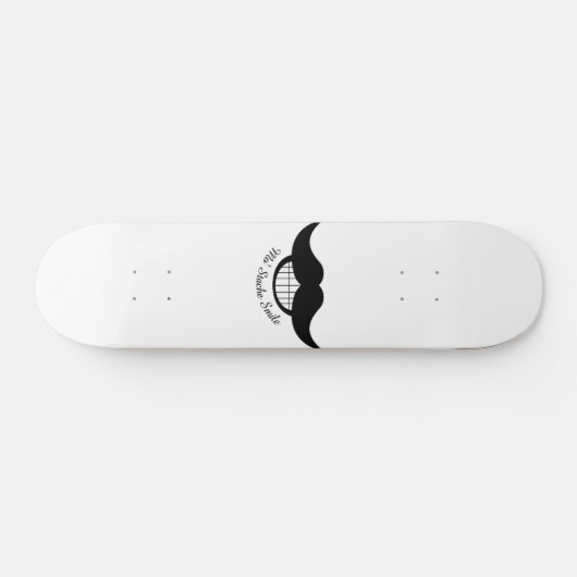 Mustache Smile Skateboard (Horizontaal)