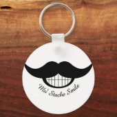 Mustache Smile Sleutelhanger (Voorkant)