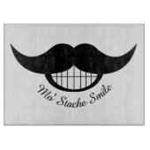 Mustache Smile Snijplank (Voorkant)