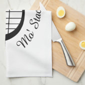 Mustache Smile Theedoek (Quarter Fold)