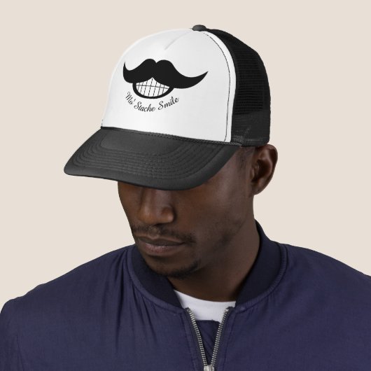 Mustache Smile Trucker Pet (In situ)