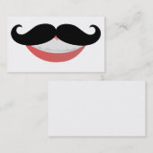 Mustache Smile Visitekaartjes (Voorkant / Achterkant)