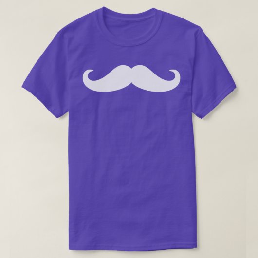 Mustache Soft Mustache Shaved Facial Classic TShir T-shirt (Design voorkant)