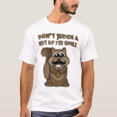 Mustache Squirrel Rechter bij Nut T-shirt (Voorkant)