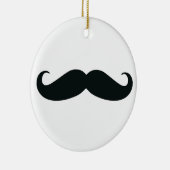 Mustache Stache Keramisch Ornament (Rechts)