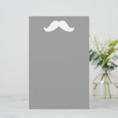 Mustache Stationery Briefpapier (Staand voorkant)