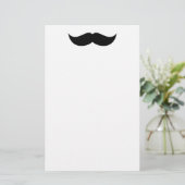 Mustache Stationery Briefpapier (Staand voorkant)