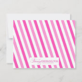 Mustache Stationery Notitiekaartje (Achterkant)