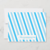 Mustache Stationery Notitiekaartje (Achterkant)