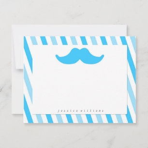 Mustache Stationery Notitiekaartje