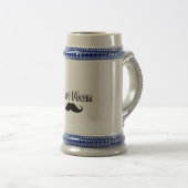 Mustache Stein Bierpul (Voorkant rechts)