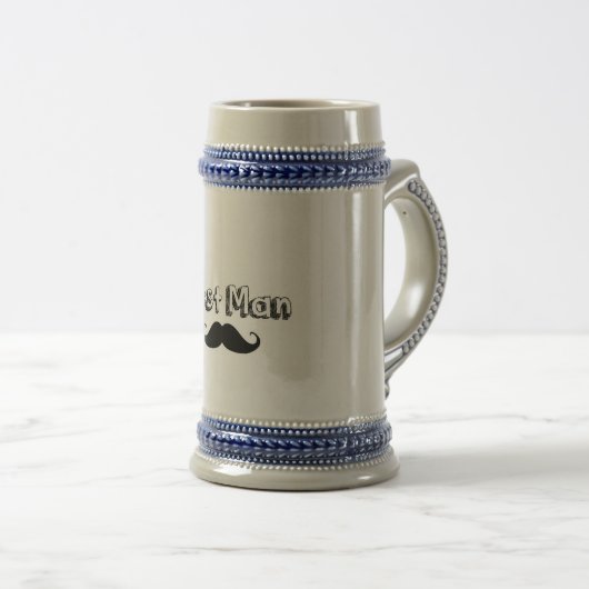 Mustache Stein Bierpul (Voorkant rechts)