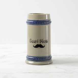 Mustache Stein Bierpul