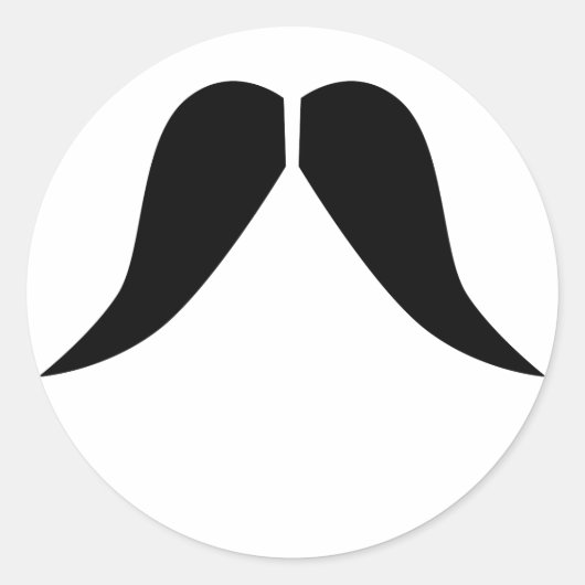 Mustache Sticker (Voorkant)