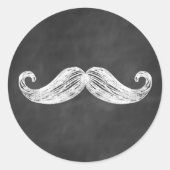Mustache Sticker (Voorkant)