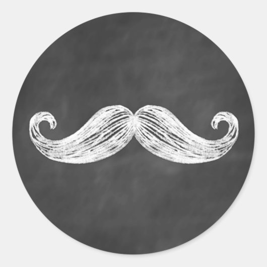 Mustache Sticker (Voorkant)