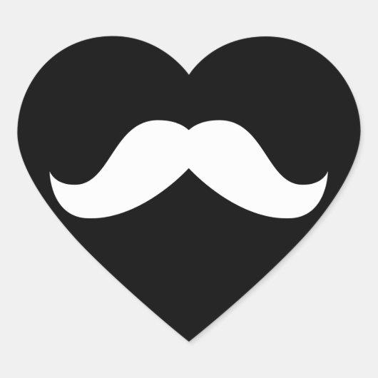 Mustache Sticker (Voorkant)