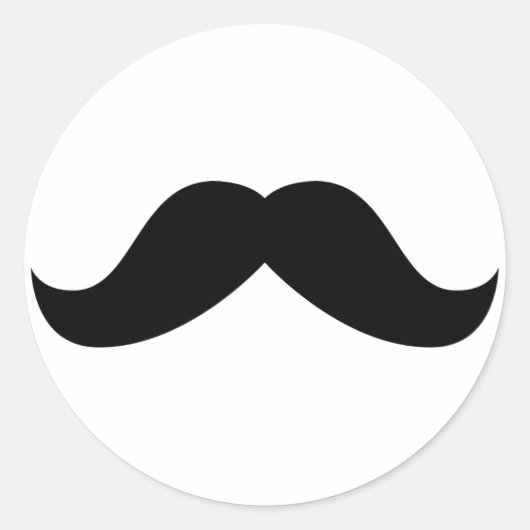 Mustache Sticker (Voorkant)