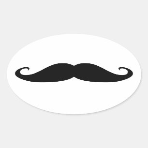 Mustache stickers