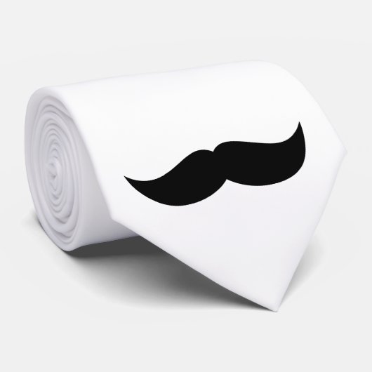 Mustache Stropdas (Opgerold)