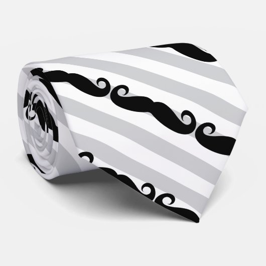 Mustache Stropdas (Opgerold)