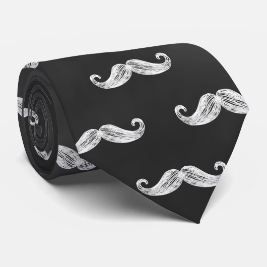 Mustache Stropdas (Opgerold)