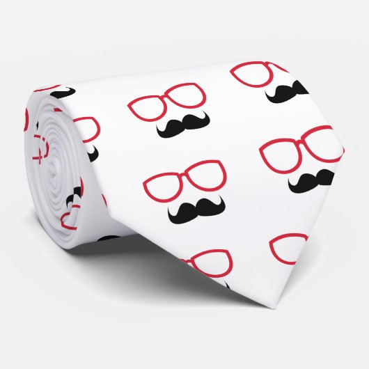 Mustache Stropdas (Opgerold)