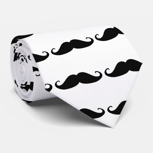 Mustache Stropdas (Opgerold)