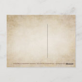 Mustache Sugar Skull Color Briefkaart (Achterkant)