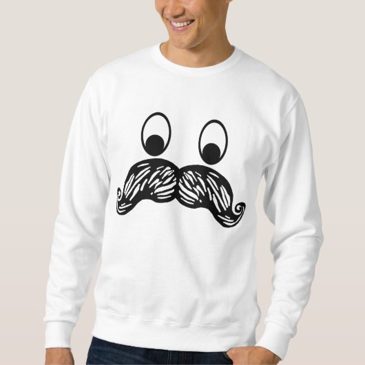 Mustache Sweater (Voorkant)