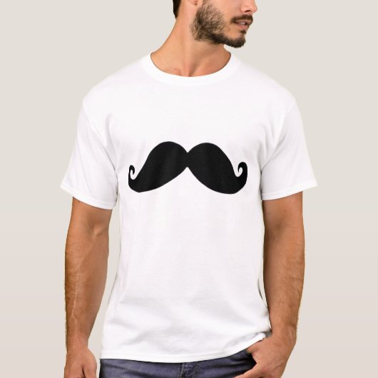 Mustache T-shirt (Voorkant)