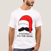 Mustache T-shirts - Sneeuwen (Voorkant)