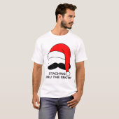 Mustache T-shirts - Sneeuwen (Voorkant volledig)