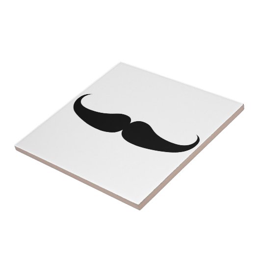 Mustache Tegeltje (Zijkant)