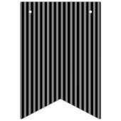 Mustache ThreadBlue en Black Happy Birthday Banner (Eerste vlag)