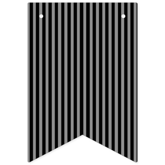 Mustache ThreadBlue en Black Happy Birthday Banner (Eerste vlag)