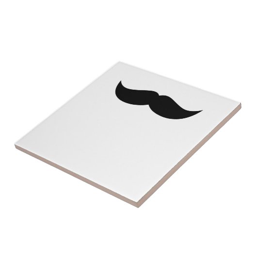 Mustache Tile Tegeltje (Zijkant)