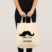 Mustache Tote Bag (Voorkant (product))