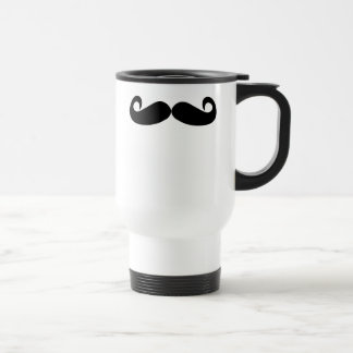 Mustache Travel Mug (voor links) Reisbeker