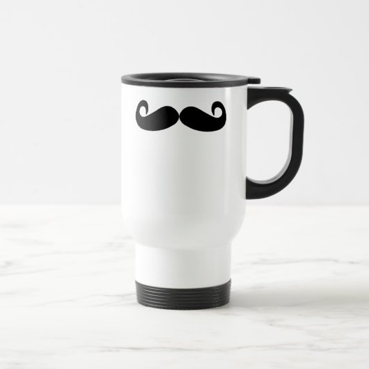 Mustache Travel Mug (voor links) Reisbeker (Rechts)