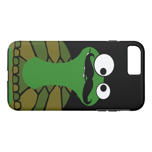 Mustache Turtle Case-Mate iPhone Case (Achterkant (Horizontaal))