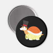 Mustache Turtle Magneet (Voorkant / Achterkant)
