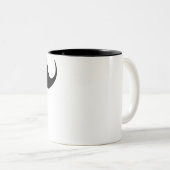 Mustache Tweekleurige Koffiemok (Voorkant rechts)