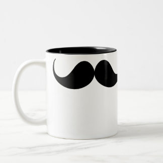 Mustache Tweekleurige Koffiemok
