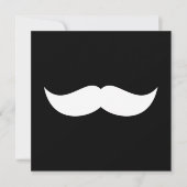 Mustache Uitnodiging (Voorkant)