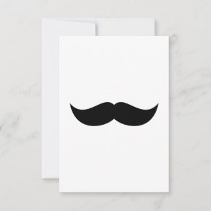 Mustache Uitnodiging